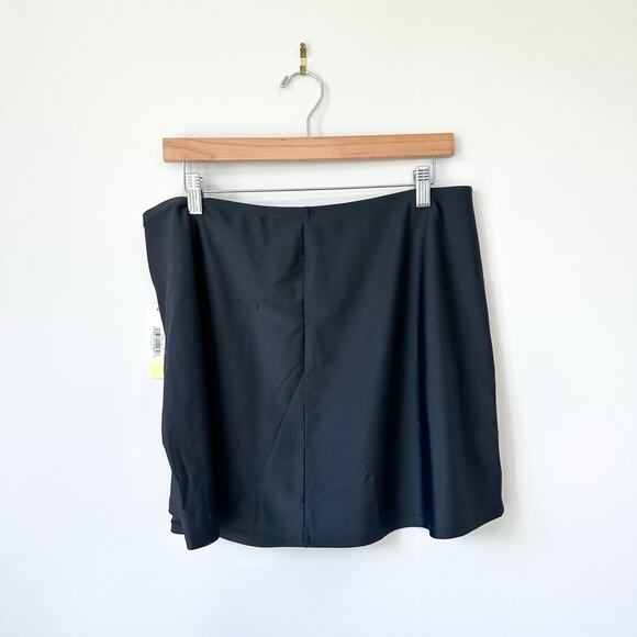 Summersalt The Ruched Swim Skirt Black L NWT - Picture 2 of 9